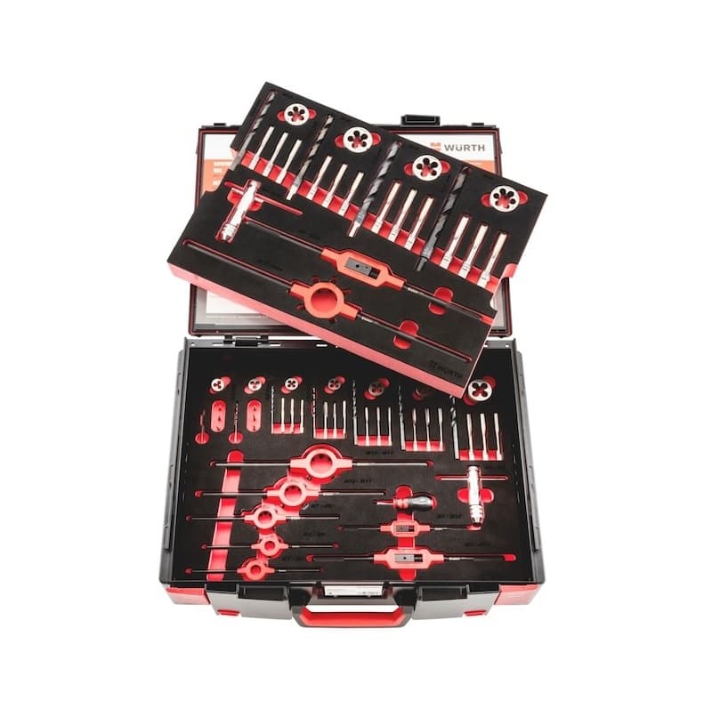 Набор для нарезания резьбы М3-М20 67шт.