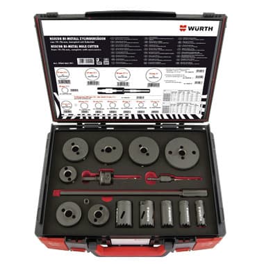 Набор коронок HSS BIMETAL LONGLIFE & SPEED
В кейсе SYSTEM, 16 предметов

