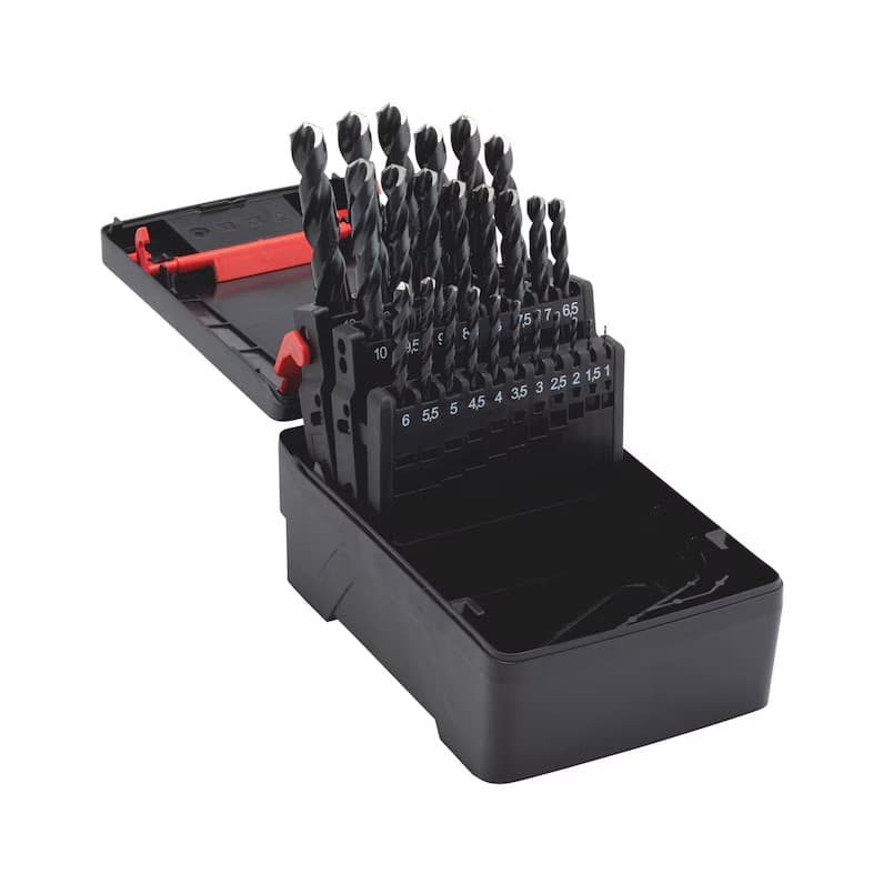 Набор спиральных сверл HSS ZEBRA 25 шт.