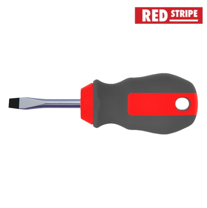 Отвертка с профилем SL, короткая, RED Stripe 
