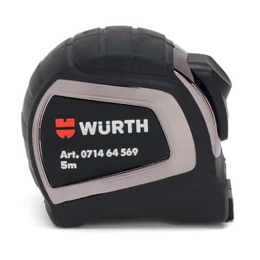 Рулетка карманная, обрезиненный корпус