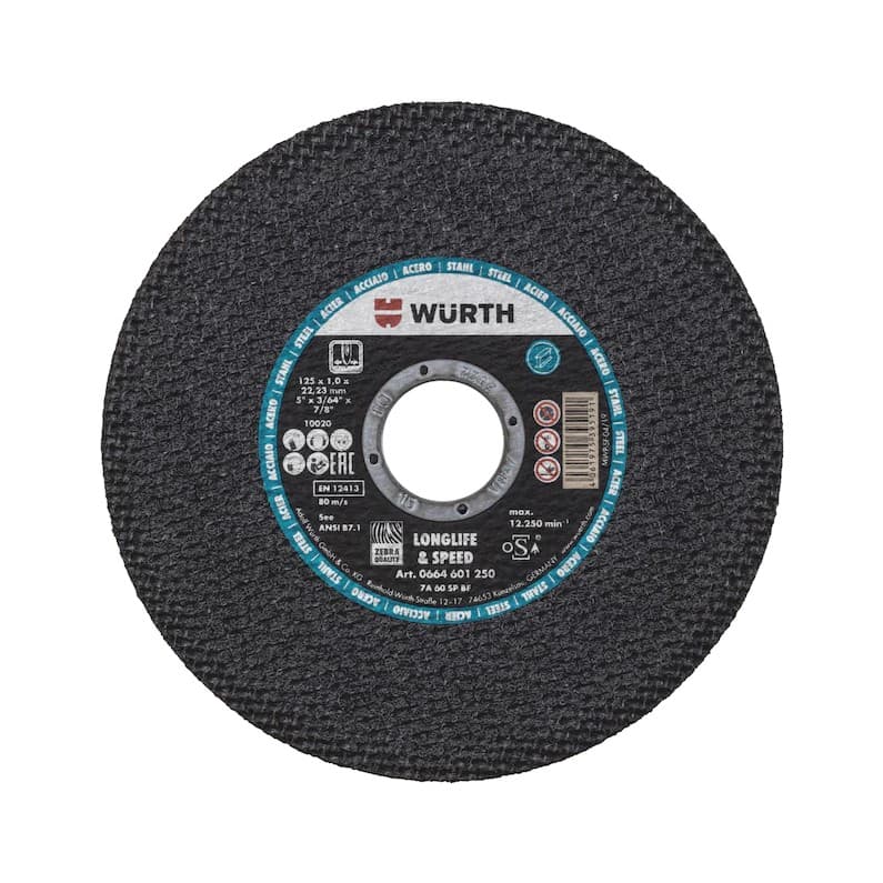 Диск отрезной для стали Longlife & Speed