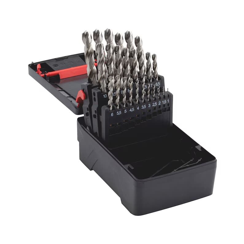 Набор спиральных сверл HSCo ZEBRA 25 шт.