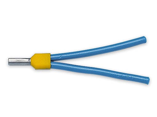 Соединитель-наконечник для двух проводов